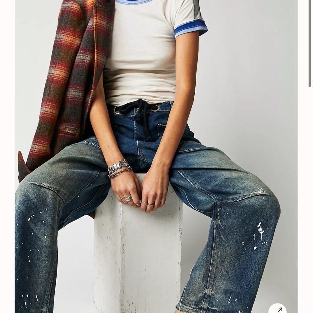 Free People ringer t shirt